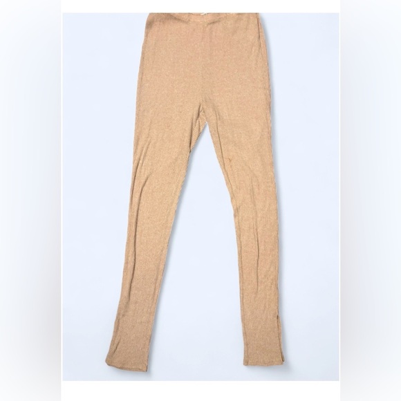 Fashion Nova Women’s Cream Ribbed Knit Pants Size XXL - Picture 6 of 9